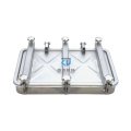Stainless Steel  Manway cover for dry machine or storage tank Sanitary Rectangular Manhole for sale